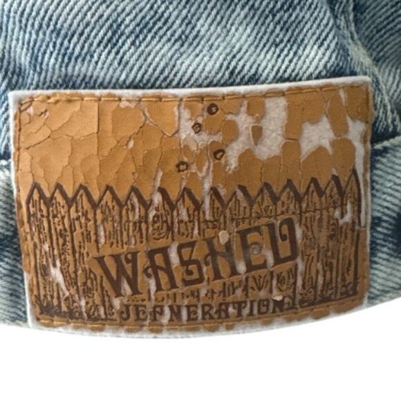 Vintage U.S. Blues Dragon Embroidered Cotton Denim Jacket M - Picture 6 of 10